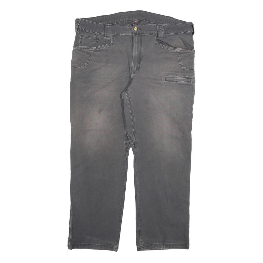 CARHARTT Mens Cotton Blend Grey Relaxed Straight Trousers W40 L29 Workwear