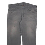CARHARTT Mens Cotton Blend Grey Relaxed Straight Trousers W40 L29 Workwear