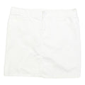 TOMMY HILFIGER Mens White Cotton Blend Mini Skirt M Casual Summer Wear