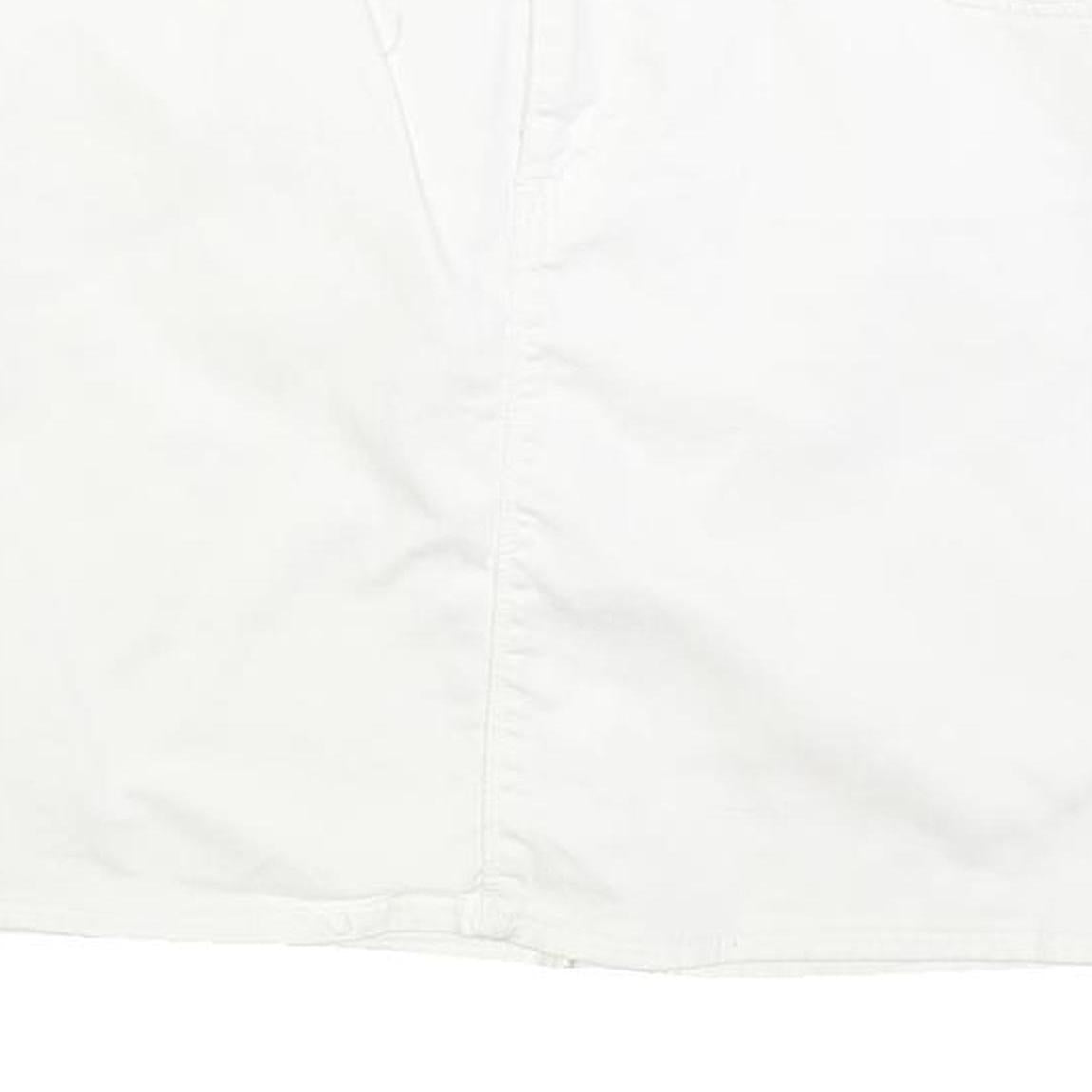 TOMMY HILFIGER Mens White Cotton Blend Mini Skirt M Casual Summer Wear