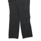 CARHARTT Womens Cotton Blend Black Relaxed Straight Trousers W30 L30 Workwear