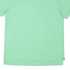 CHAPS Mens Green L Cotton Blend Polo Shirt Short Sleeve Plain Casual