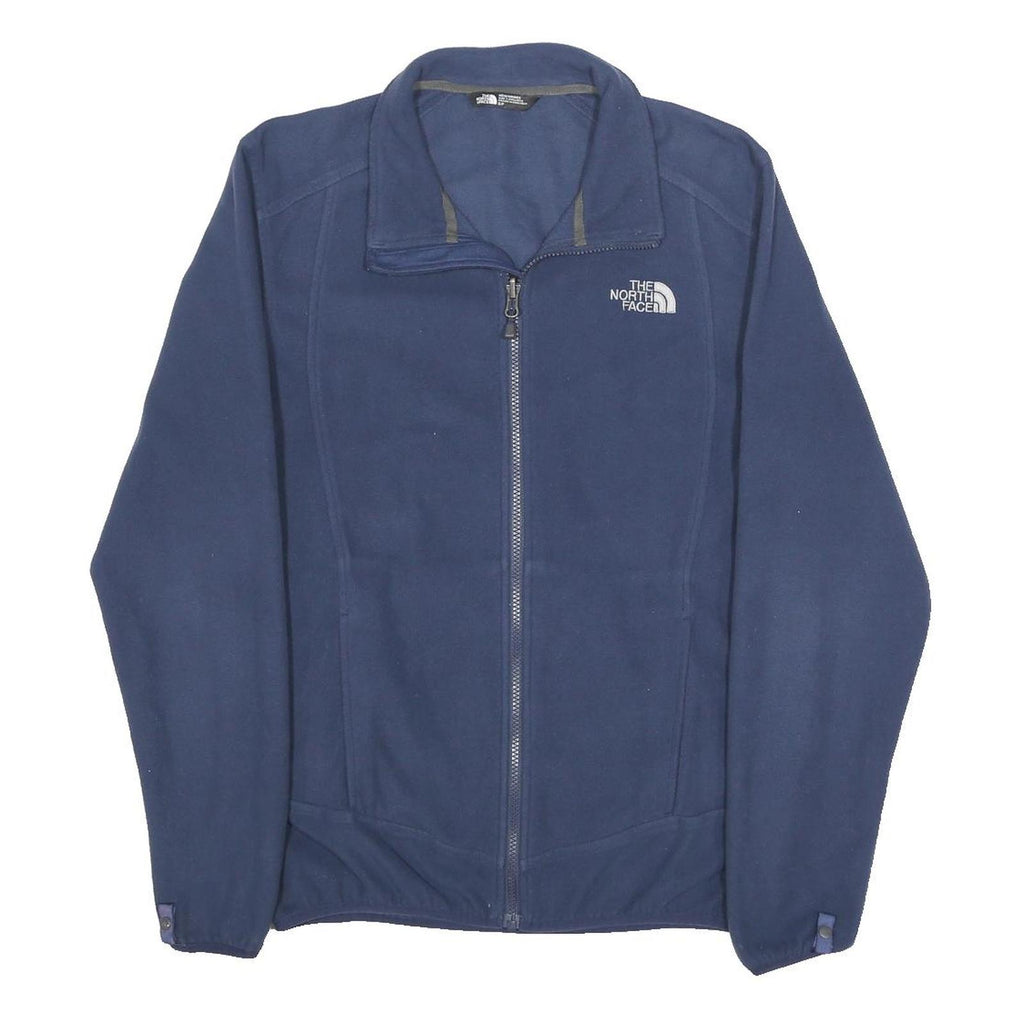 THE NORTH FACE Mens Blue Jacket S Polyester Zip Outdoor Casual Lightweight