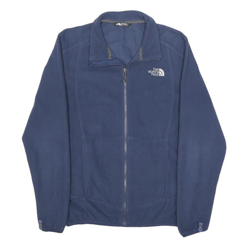 THE NORTH FACE Mens Blue Jacket S Polyester Zip Outdoor Casual Lightweight