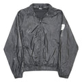 EA7 EMPORIO ARMANI Womens Black Lightweight Jacket M Polyester Zip Plain
