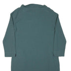 WHITE STUFF Womens Blue Day Cotton Blend Shift Dress UK 14 Casual Comfortable