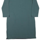 WHITE STUFF Womens Blue Day Cotton Blend Shift Dress UK 14 Casual Comfortable