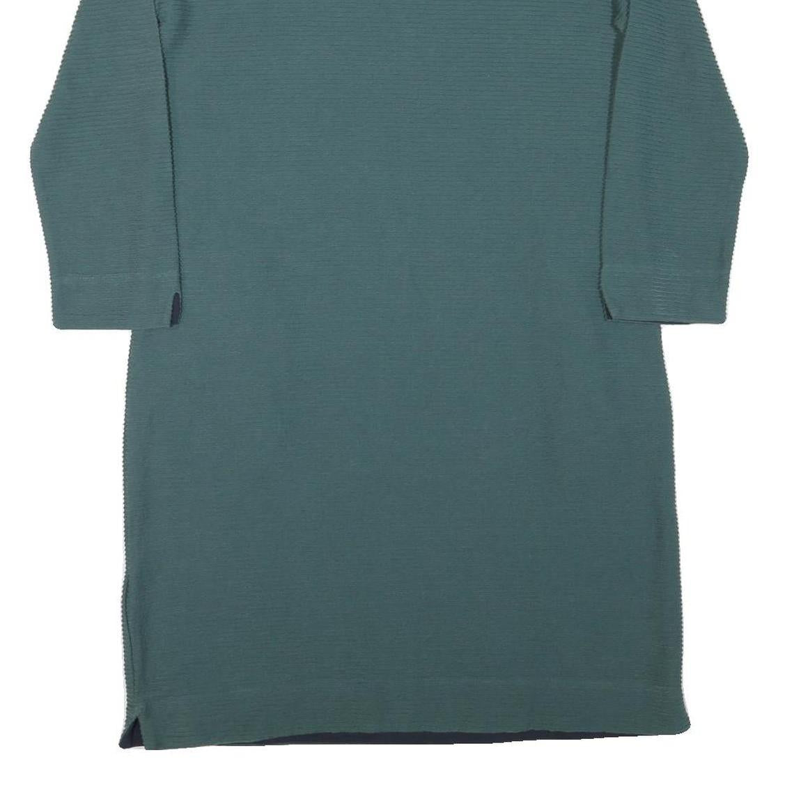 WHITE STUFF Womens Blue Day Cotton Blend Shift Dress UK 14 Casual Comfortable