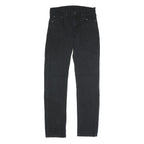 LEVI'S 511 Slim Mens Jeans Black Slim Skinny Denim W30 L32 Classic Zip Fastening