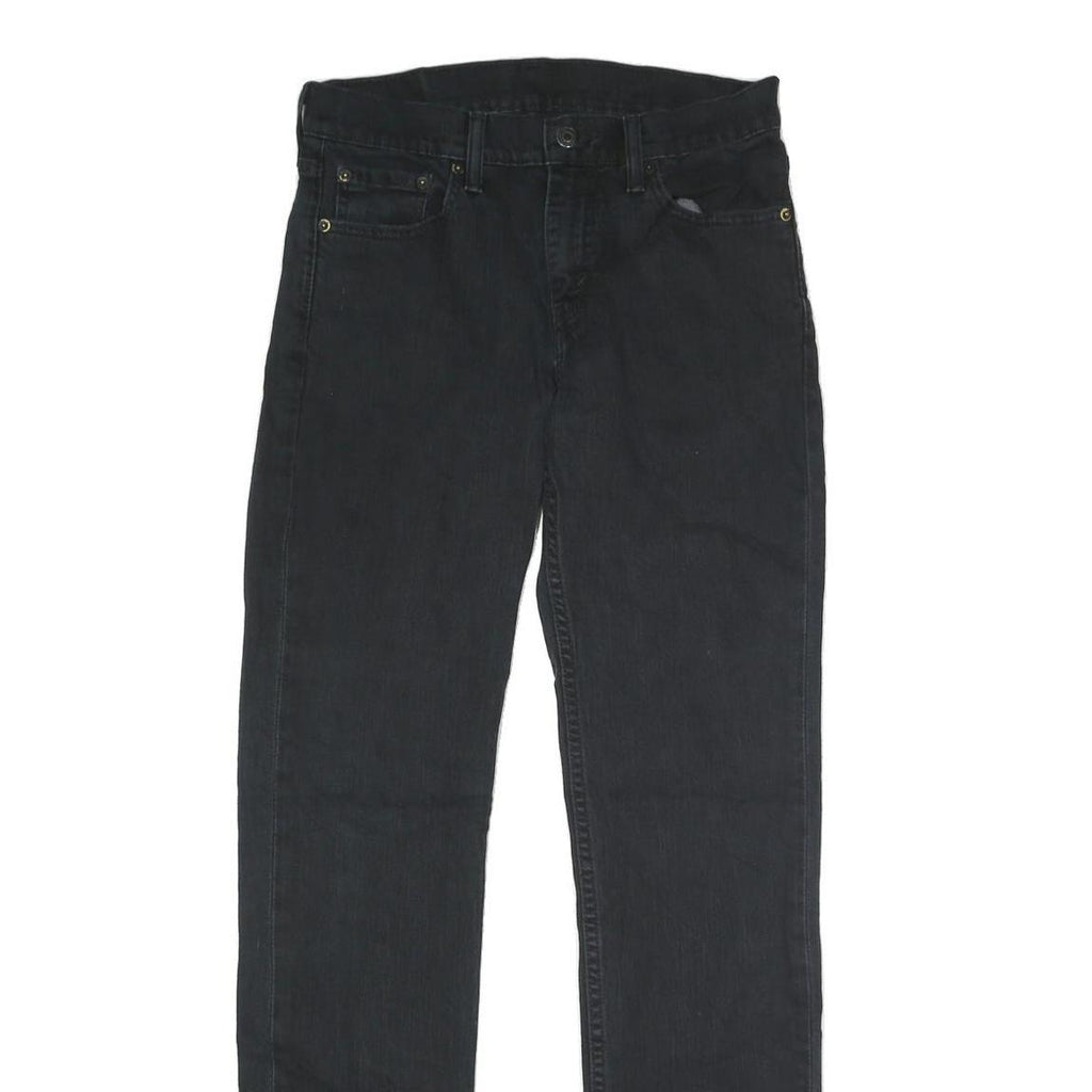 LEVI'S 511 Slim Mens Jeans Black Slim Skinny Denim W30 L32 Classic Zip Fastening