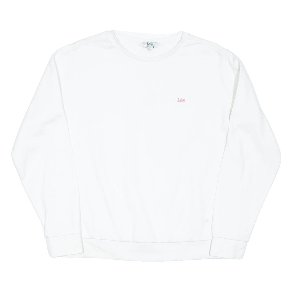 LEE Womens Sweatshirt White M