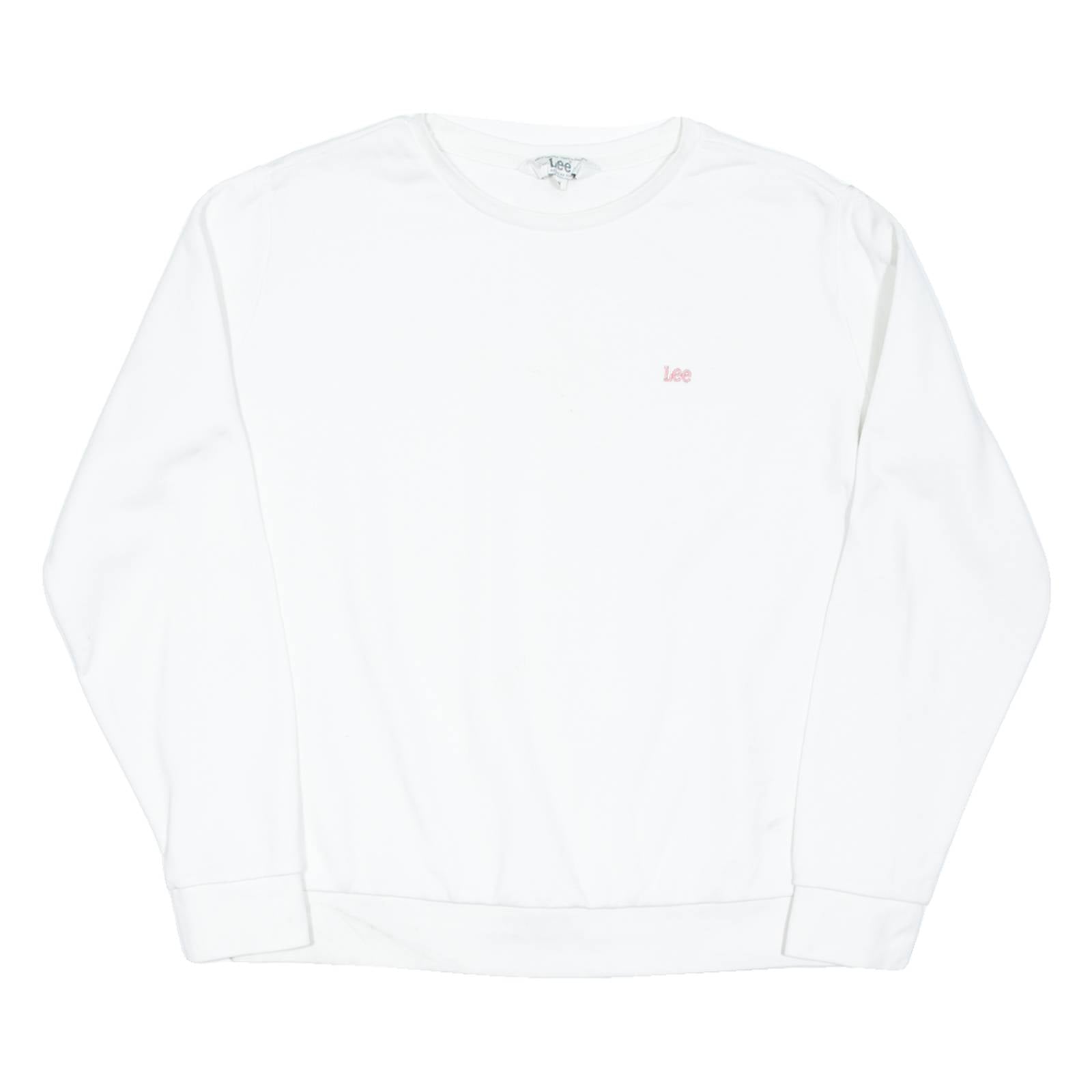 LEE Womens Sweatshirt White M