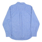 WOOLRICH Mens Blue Cotton Blend Shirt S Casual Lightweight Button Front