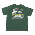 Mens Green Dale Earnhardt Jr 88 NASCAR 2009 Cotton Blend Short Sleeve Crew Neck