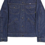 GWG Mens Blue Denim Cotton Button Jacket M Regular Fit Casual Classic