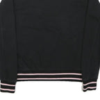 FILA Womens Black Multicolour Logo Crew Neck S Casual Sweatshirt