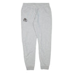 KAPPA Womens Joggers Grey Tapered L W30 L31