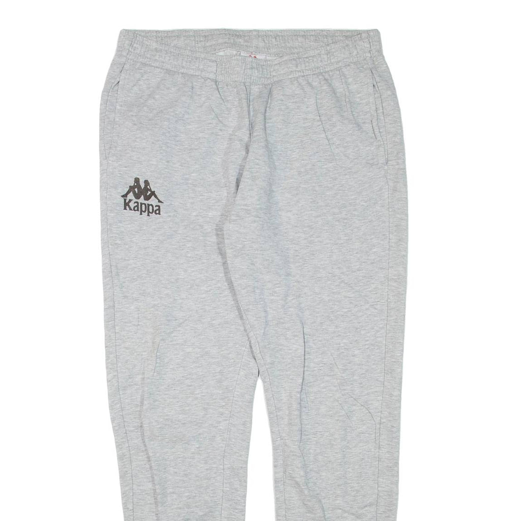 KAPPA Womens Joggers Grey Tapered L W30 L31