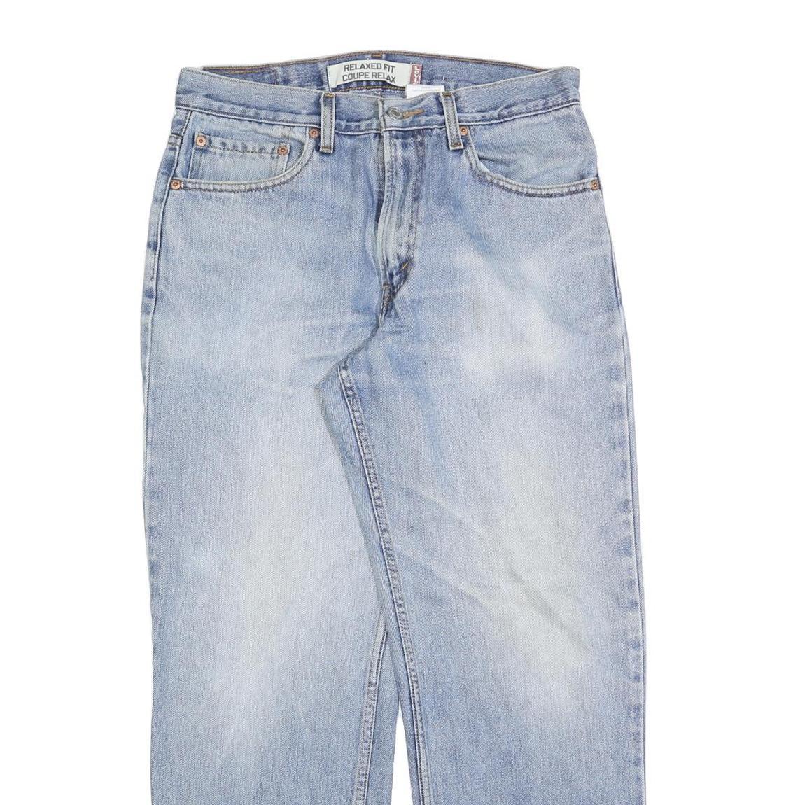 LEVI'S Mens Jeans Blue Relaxed Straight Denim Light W32 L29 Classic Casual