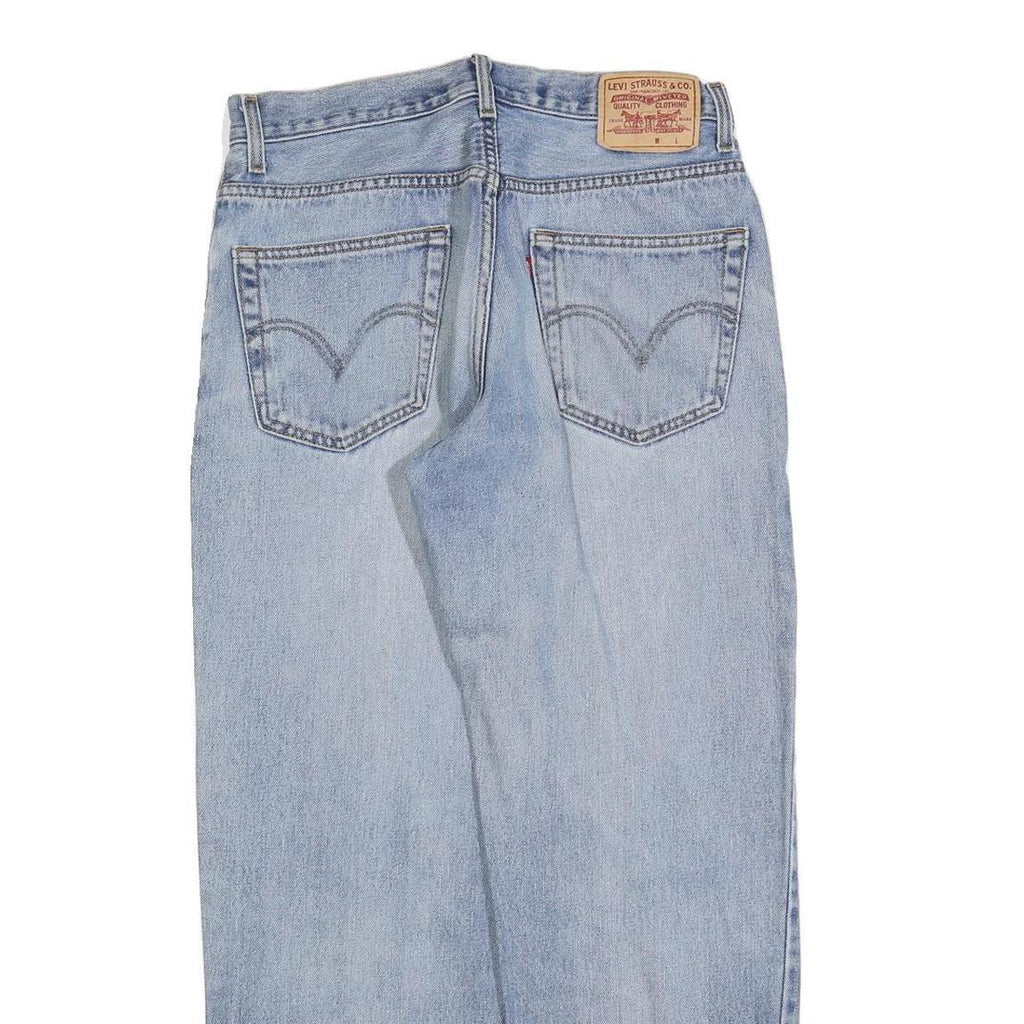 LEVI'S Mens Jeans Blue Relaxed Straight Denim Light W32 L29 Classic Casual