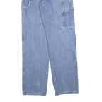 DICKIES Mens Regular Fit Blue Denim Jeans W30 L34 Workwear Cotton Blend Zip