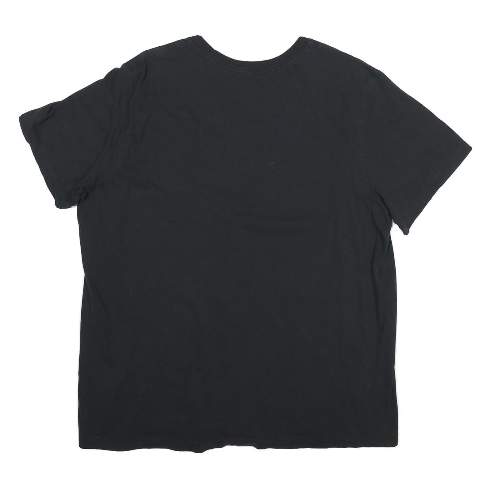 NIKE Mens Black Nike Logo Graphic T-Shirt XL Short Sleeve Crew Neck Sportswear