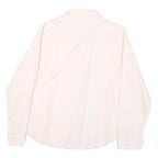 LAUREN RALPH LAUREN Womens Cream Plain Shirt L Button Down Collar Lightweight