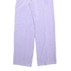 KARL KANI Womens Joggers Purple S W26 L30 Relaxed Wide-Leg Polyester Drawstring