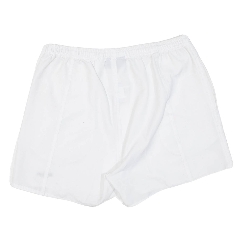 REEBOK Womens Sports Shorts White Relaxed UK 12 W30