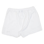 REEBOK Womens Sports Shorts White Relaxed UK 12 W30