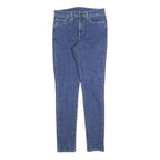 LEVI'S Womens Jeans Blue Slim Skinny Denim Medium W28 L30 Stretch Zip Fly