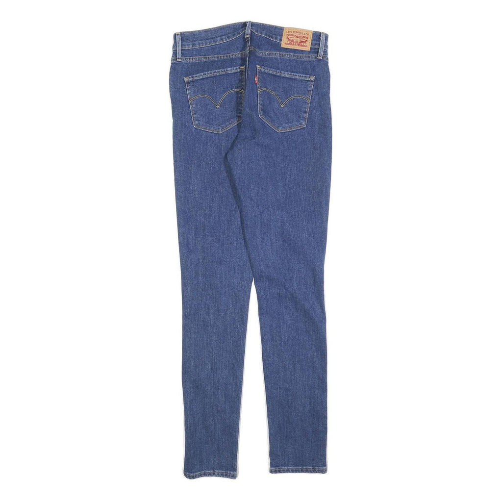 LEVI'S Womens Jeans Blue Slim Skinny Denim Medium W28 L30 Stretch Zip Fly