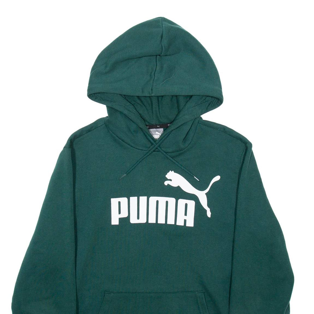 PUMA Mens Green Hoodie S