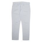 LEVI'S 511 Jeans Mens Grey Skinny Straight W34 L30