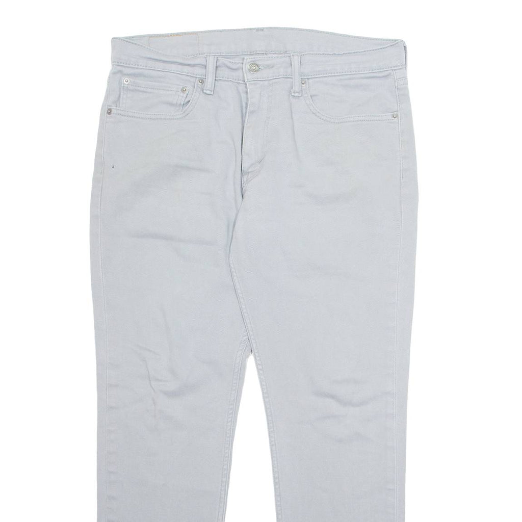 LEVI'S 511 Jeans Mens Grey Skinny Straight W34 L30
