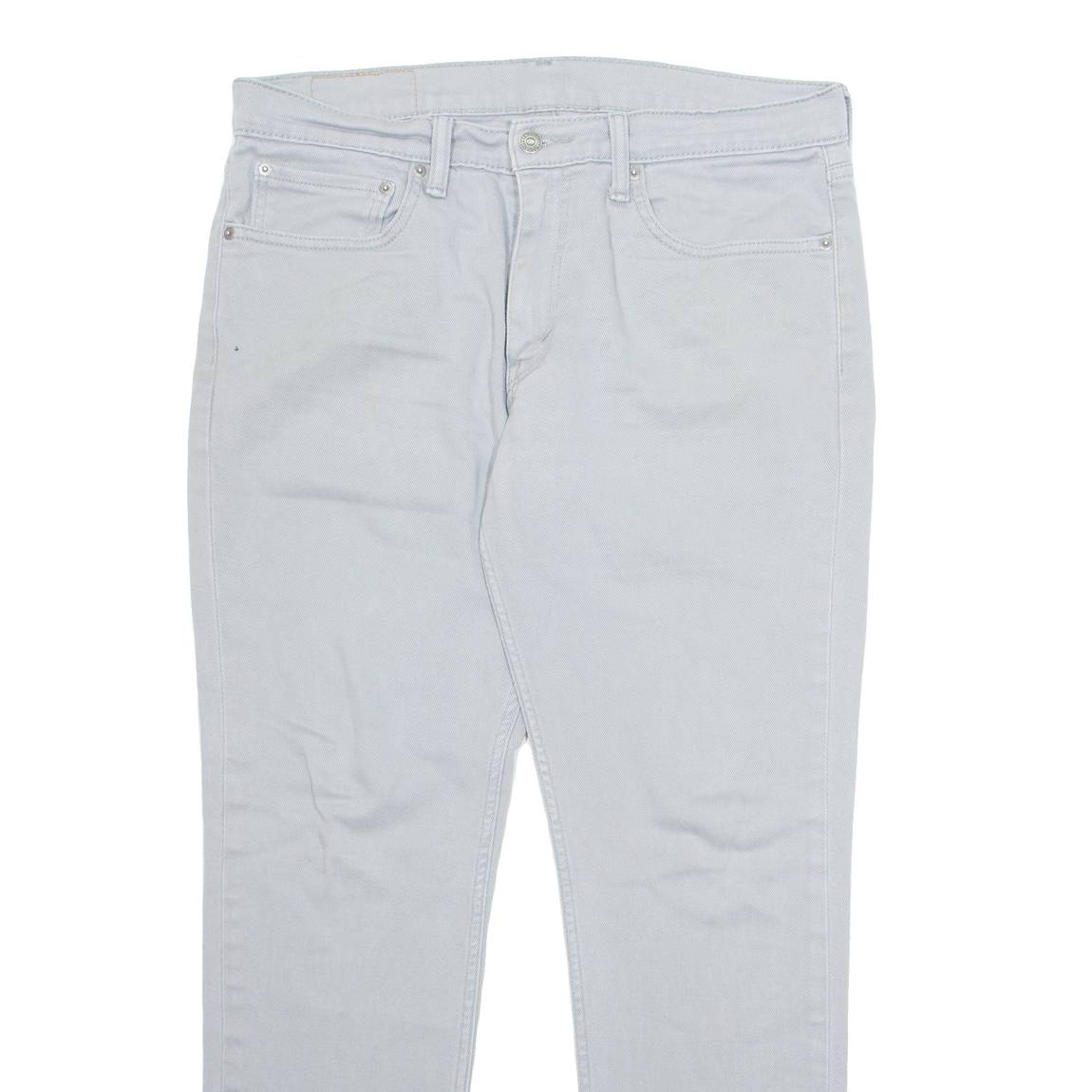 LEVI'S 511 Jeans Mens Grey Skinny Straight W34 L30
