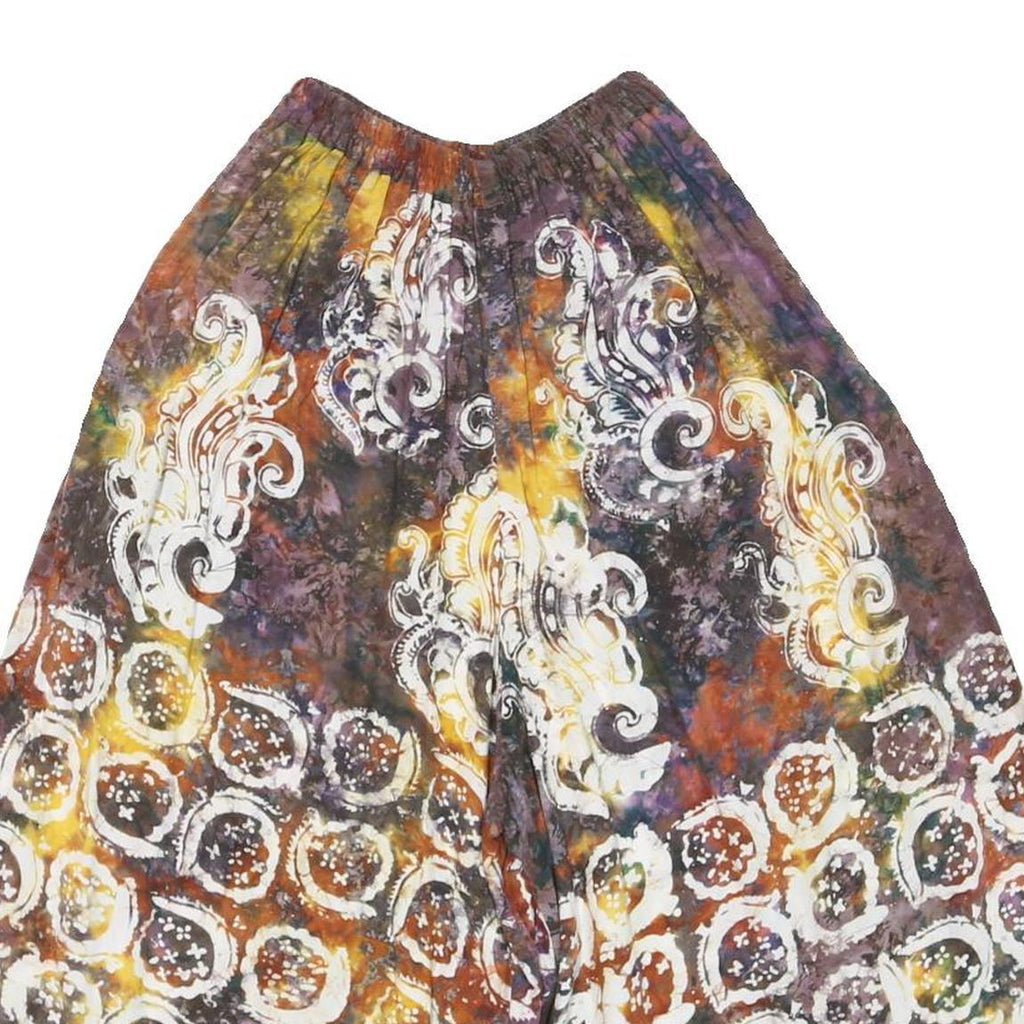 Womens Printed Cotton Blend Shorts XXS W20 Elastic Waist Patterned