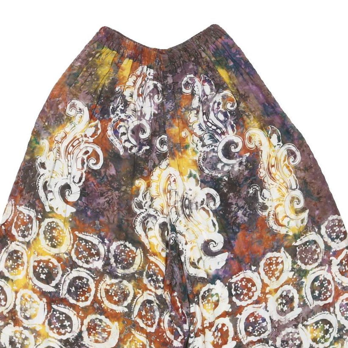 Womens Printed Cotton Blend Shorts XXS W20 Elastic Waist Patterned