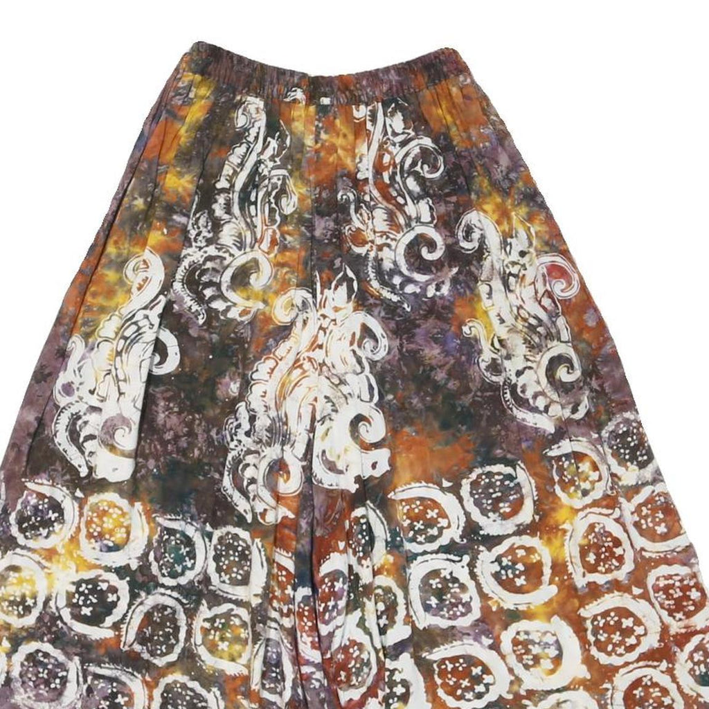 Womens Printed Cotton Blend Shorts XXS W20 Elastic Waist Patterned