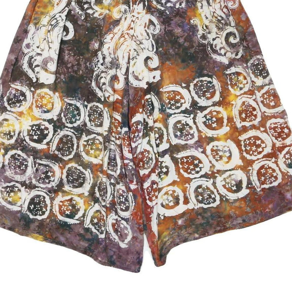 Womens Printed Cotton Blend Shorts XXS W20 Elastic Waist Patterned
