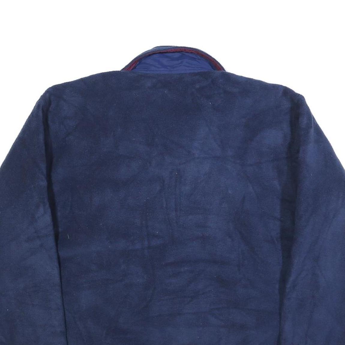 MOUNTAIN EQUIPMENT Womens Navy & Burgundy Polyester Patterned Pullover Jumper L