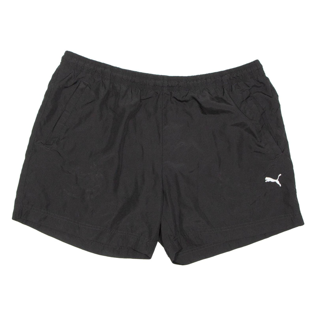 PUMA Mesh Lining Mens Sports Shorts Black L W36