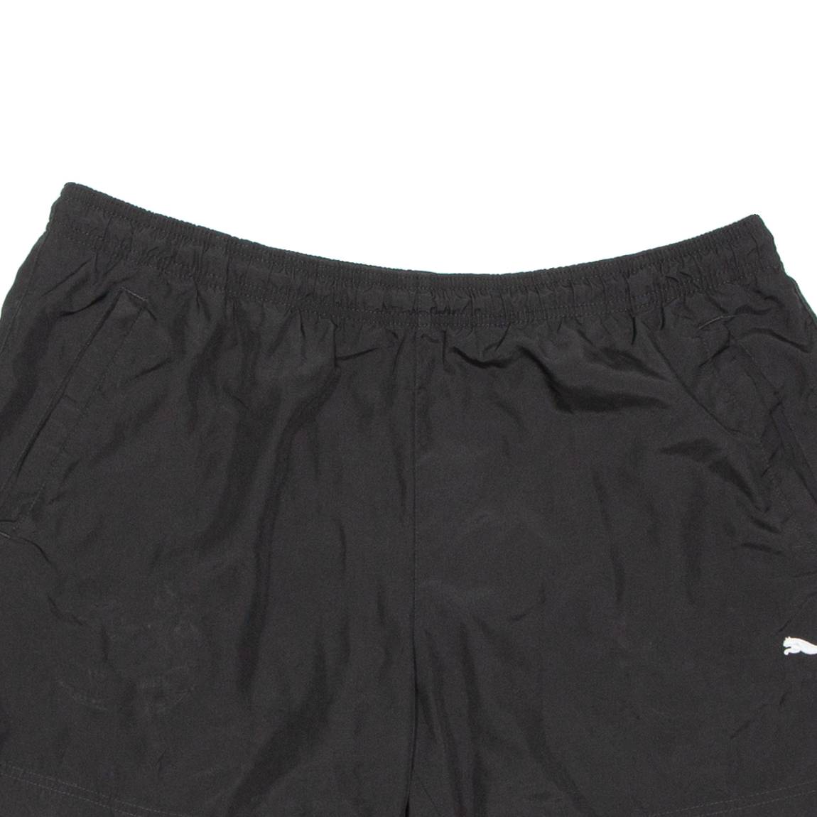 PUMA Mesh Lining Mens Sports Shorts Black L W36