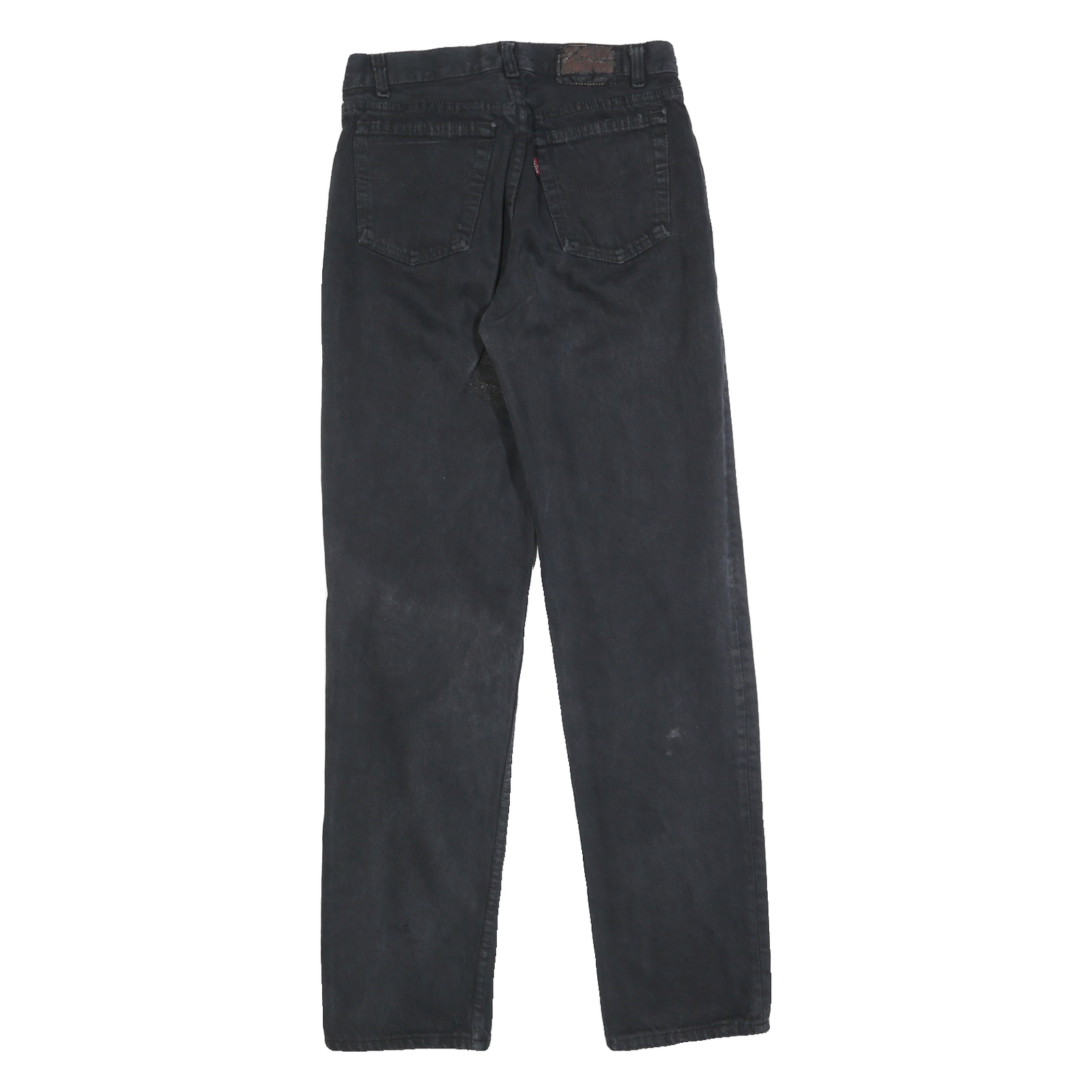 LEVI'S Womens Regular Black Jeans Denim W26 L32 Button Closure Classic Fit