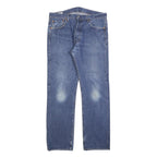 LEVI'S 501 BIG E Mens Jeans Blue Regular Straight Denim Light W34 L32 Button