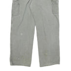 CARHARTT Mens Jeans Grey Regular Straight Denim W34 L29 Workwear Utility