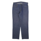 GSWD Mens Regular Fit Blue Denim Jeans Cotton Blend W34 L30 Classic Zip