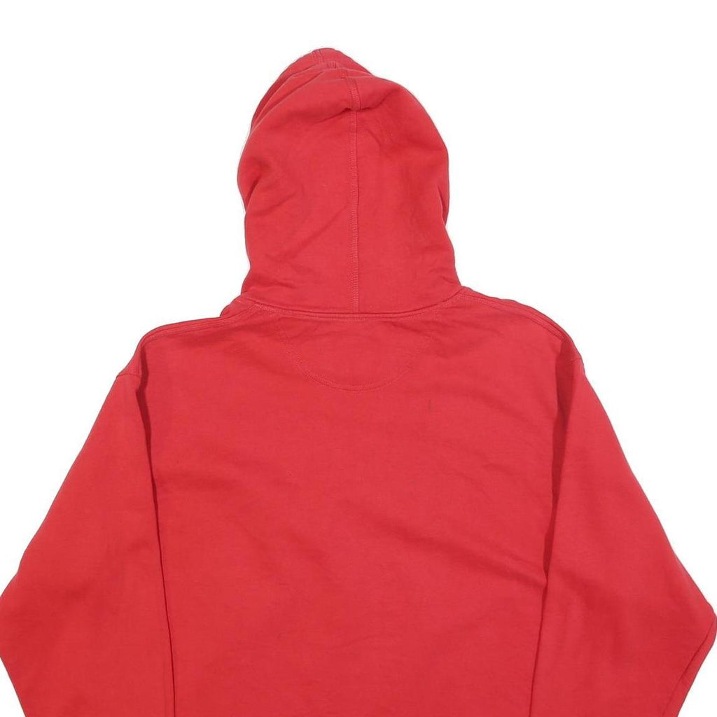 CHAMPION Mens Red Pullover Hoodie L Cotton Blend Hooded Sweatshirt