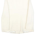 BOGNER Womens White Wool Blend Button Jacket L Casual Timeless Elegant Design