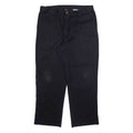 DICKIES Mens Trousers Black Regular Straight W36 L29
